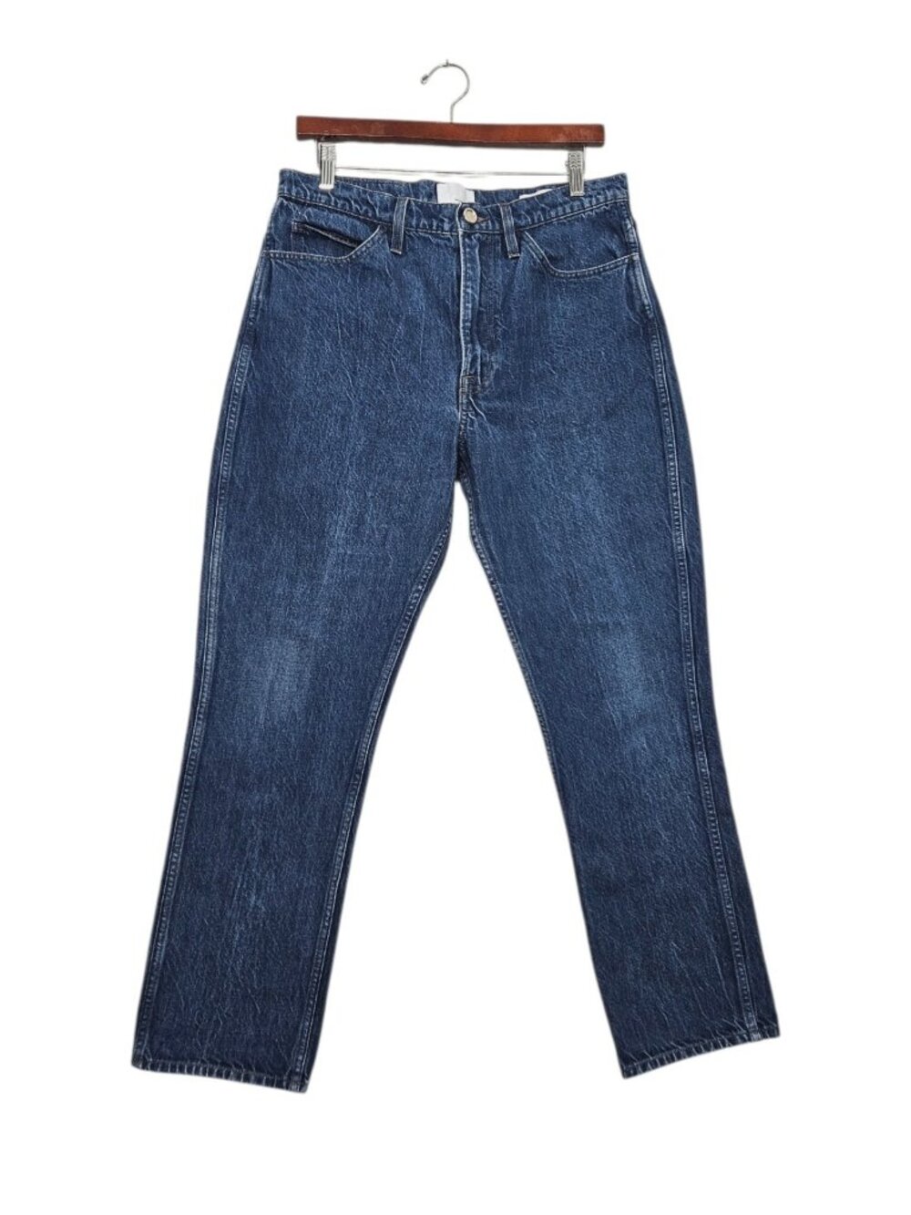 FRAME Le Italien Straight Blue Jeans High Rise Denim Women’s 32 (Actual) READ